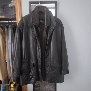 Mens Remy Leather Jacket. Size 46(L-XL)